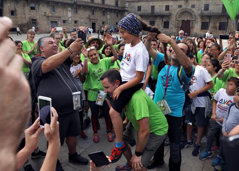 Fotos: Héroes de la superación: el camino de Santiago de 60 niños con cáncer