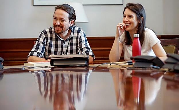 Pablo Iglesias e Irene Montero