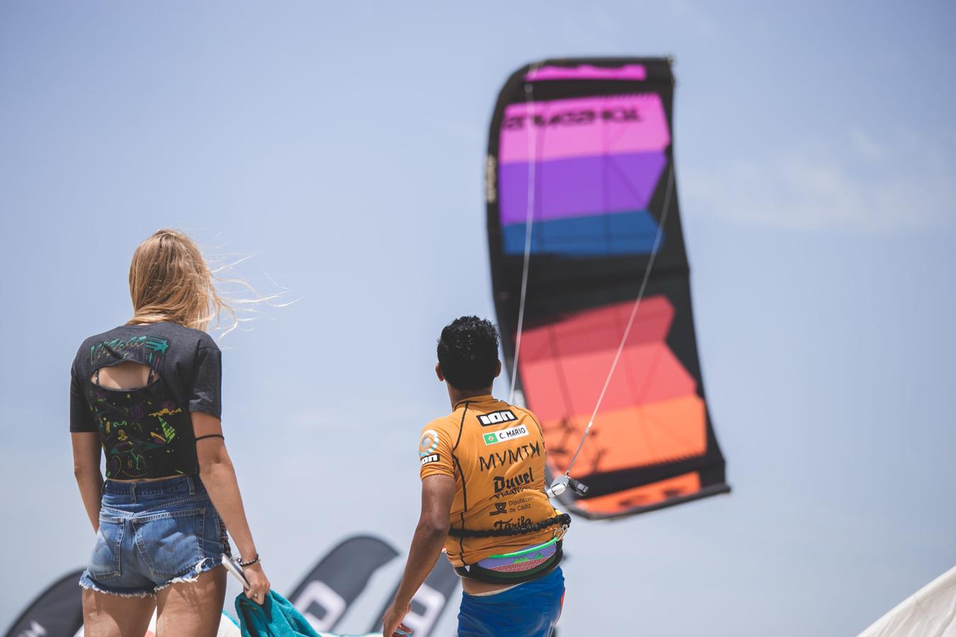 La celebración del mundial de kitesurf en Tarifa. 