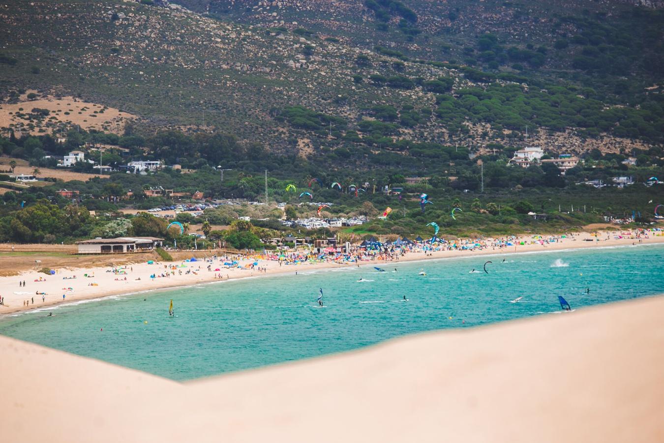 La celebración del mundial de kitesurf en Tarifa. 