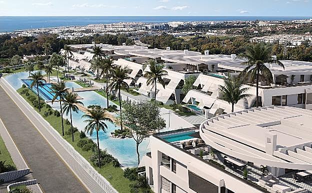 Recreación de la nueva promoción de lujo, situada en la 'Milla de Oro' de Marbella. 