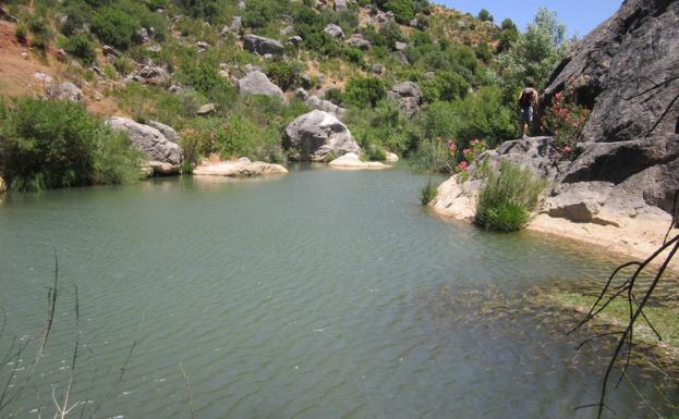 Poza del Turón en el término municipal de Ardales.