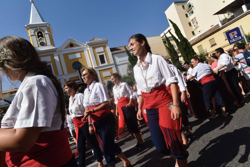 Procesión de la Virgen del Carmen en El Palo.