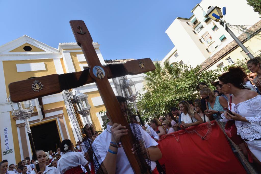 Procesión de la Virgen del Carmen en El Palo.