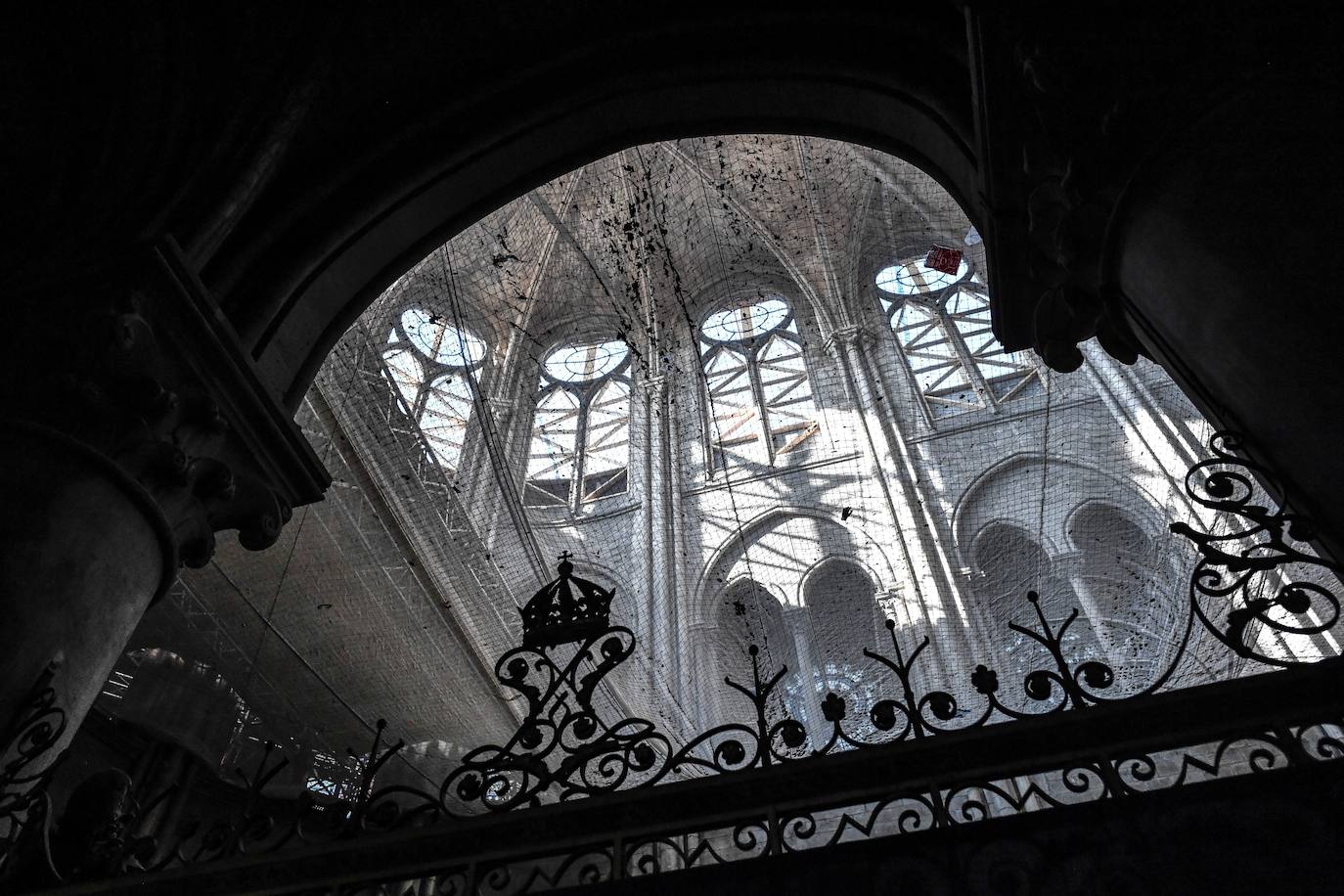 Fotos: La catedral de Notre Dame, tres meses después de su gran incendio