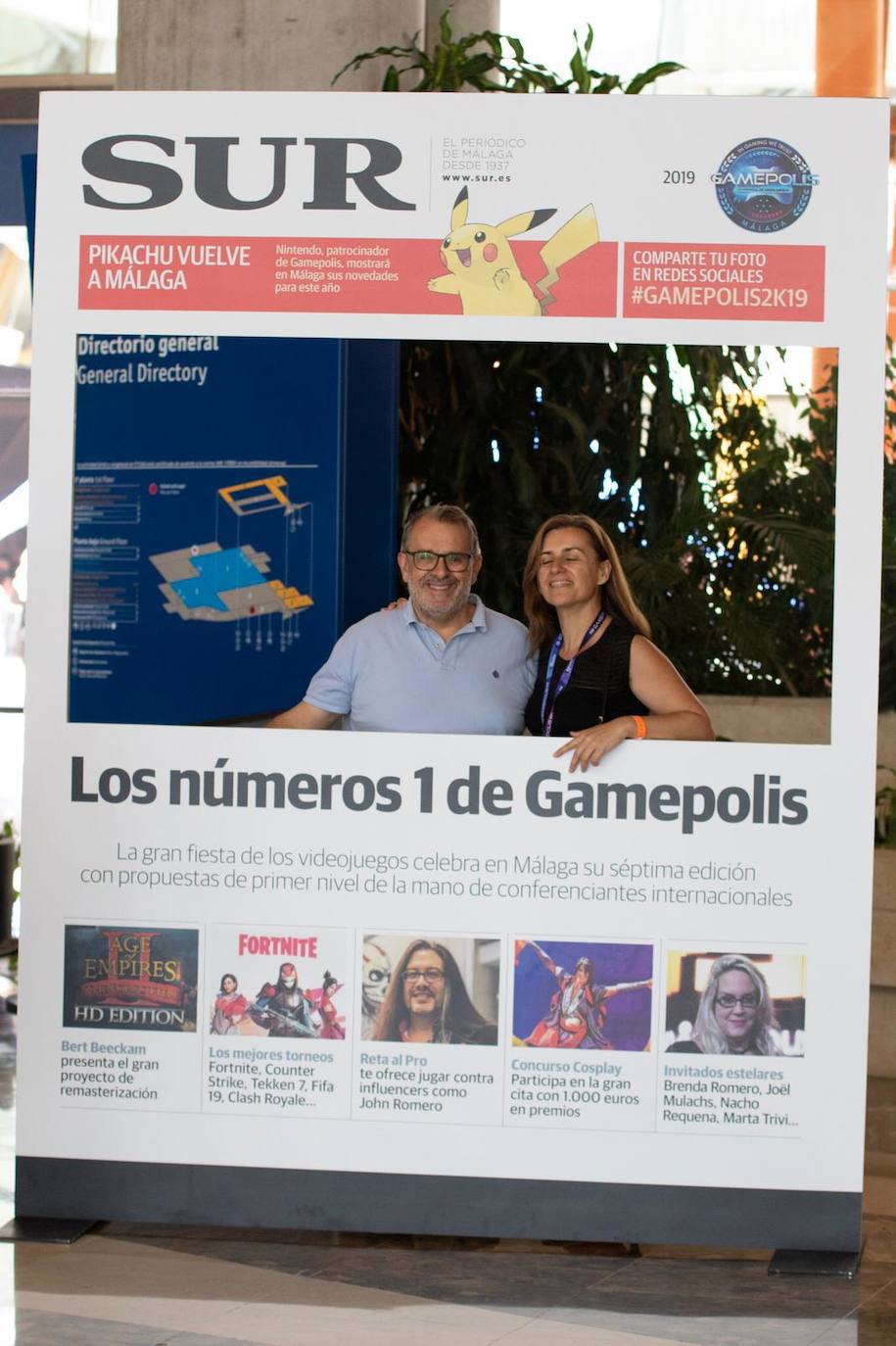 Las mejores imágenes de los participantes de Gamepolis en la portada especial de SUR. 