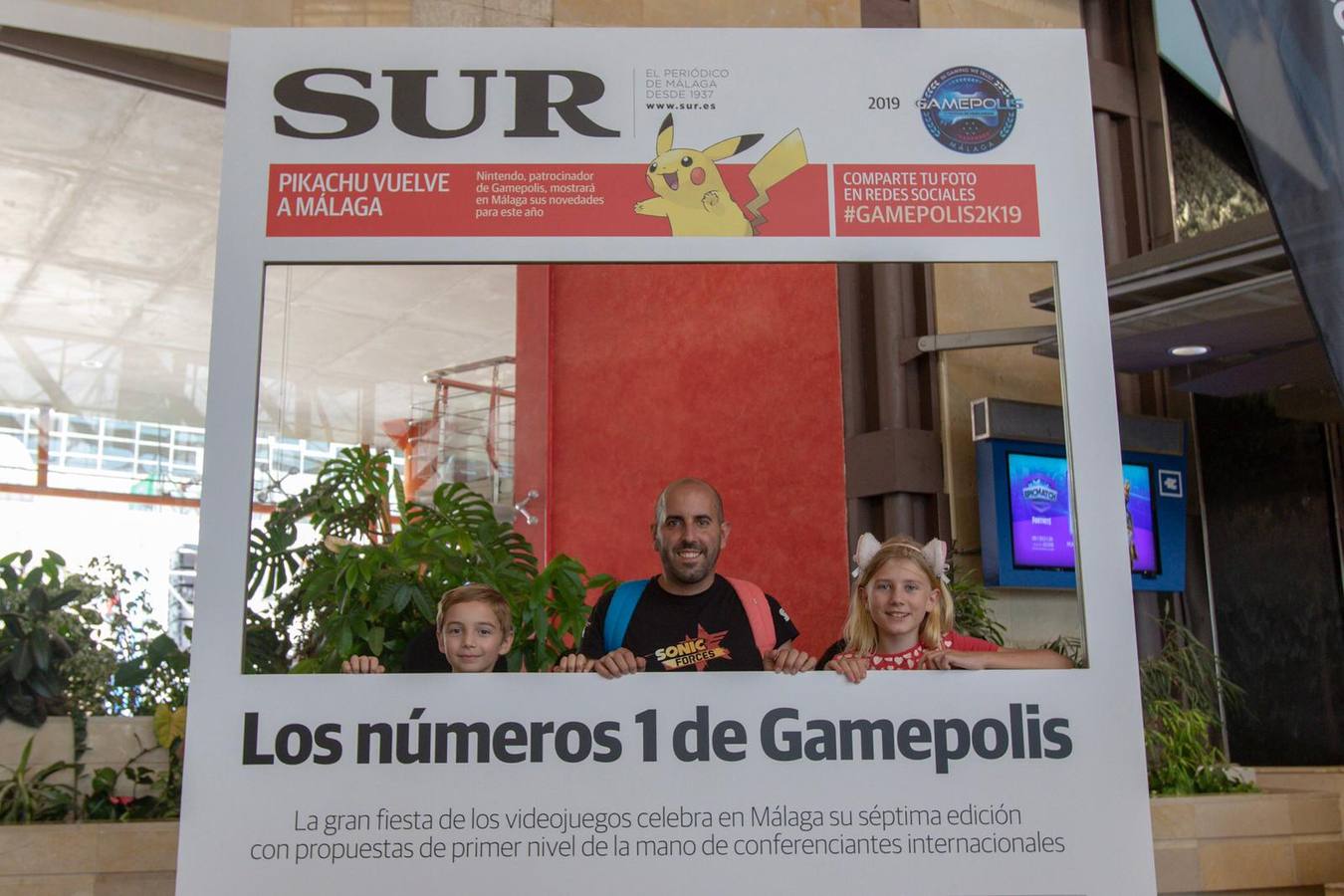 Las mejores imágenes de los participantes de Gamepolis en la portada especial de SUR. Imagen de la jornada del sábado
