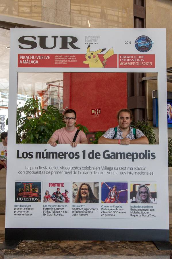 Las mejores imágenes de los participantes de Gamepolis en la portada especial de SUR. Imagen de la jornada del sábado