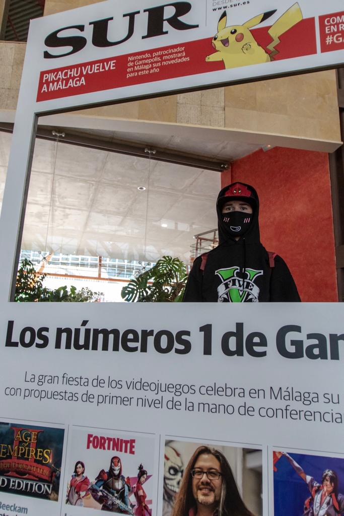 Las mejores imágenes de los participantes de Gamepolis en la portada especial de SUR. Imagen de la jornada del sábado
