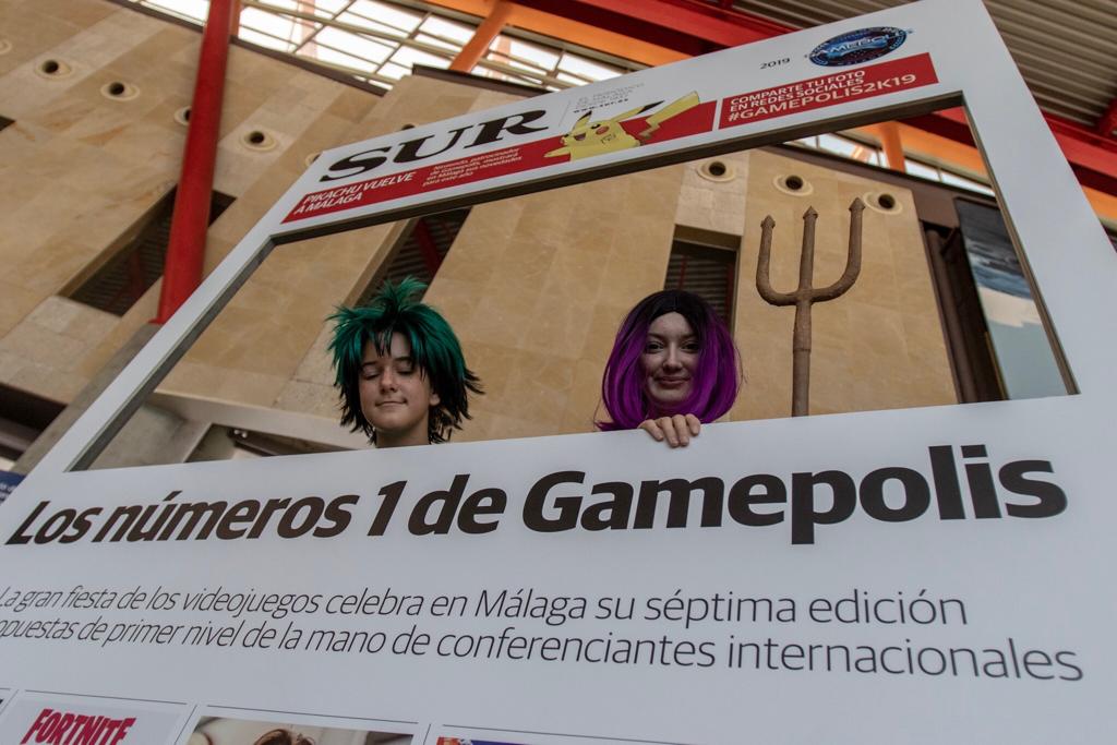 Las mejores imágenes de los participantes de Gamepolis en la portada especial de SUR. Imagen de la jornada del sábado