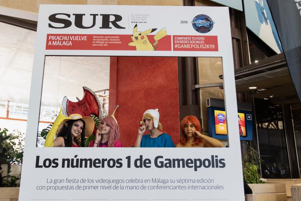 Las mejores imágenes de los participantes de Gamepolis en la portada especial de SUR. Imagen de la jornada del sábado