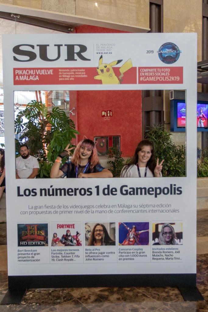 Las mejores imágenes de los participantes de Gamepolis en la portada especial de SUR. Imagen de la jornada del sábado