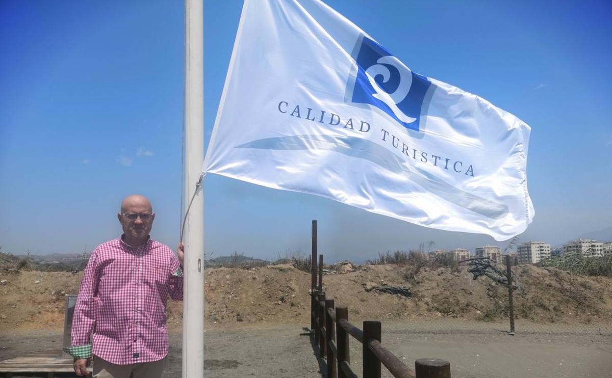 La playa canina de Torre del Mar, la primera con Q de Calidad de Andalucía