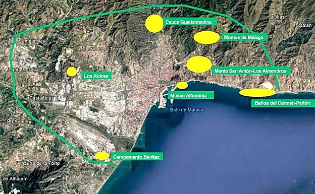 Un cinturón verde para Málaga.