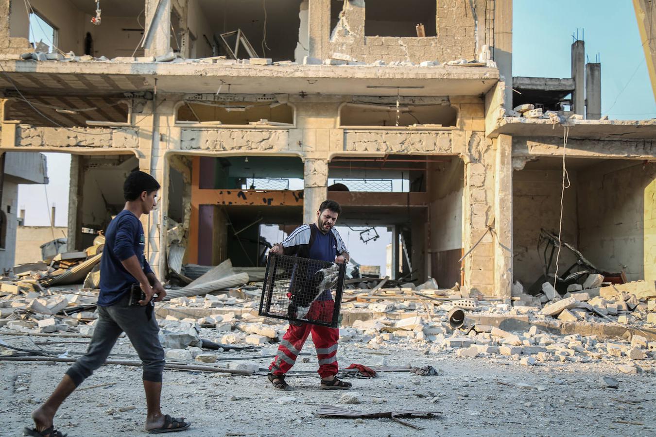 Durante la guerra siria en 2012, Al-Jaleel trabajaba como conductor de ambulancia en Alepo y solía dejar comida para gatos callejeros y abandonados. En 2015 comenzó a buscar gatos vivos en las zonas devastadas por la guerra para llevarlos a casa. Su trabajo con los animales se volvió viral y, con la ayuda de la italiana Alessandra Abidin, comenzó a recaudar fondos para servir construir «La casa de los gatos Ernesto». Además de más de 200 gatos, ahora el santuario tiene perros, monos, conejos y otros animales.