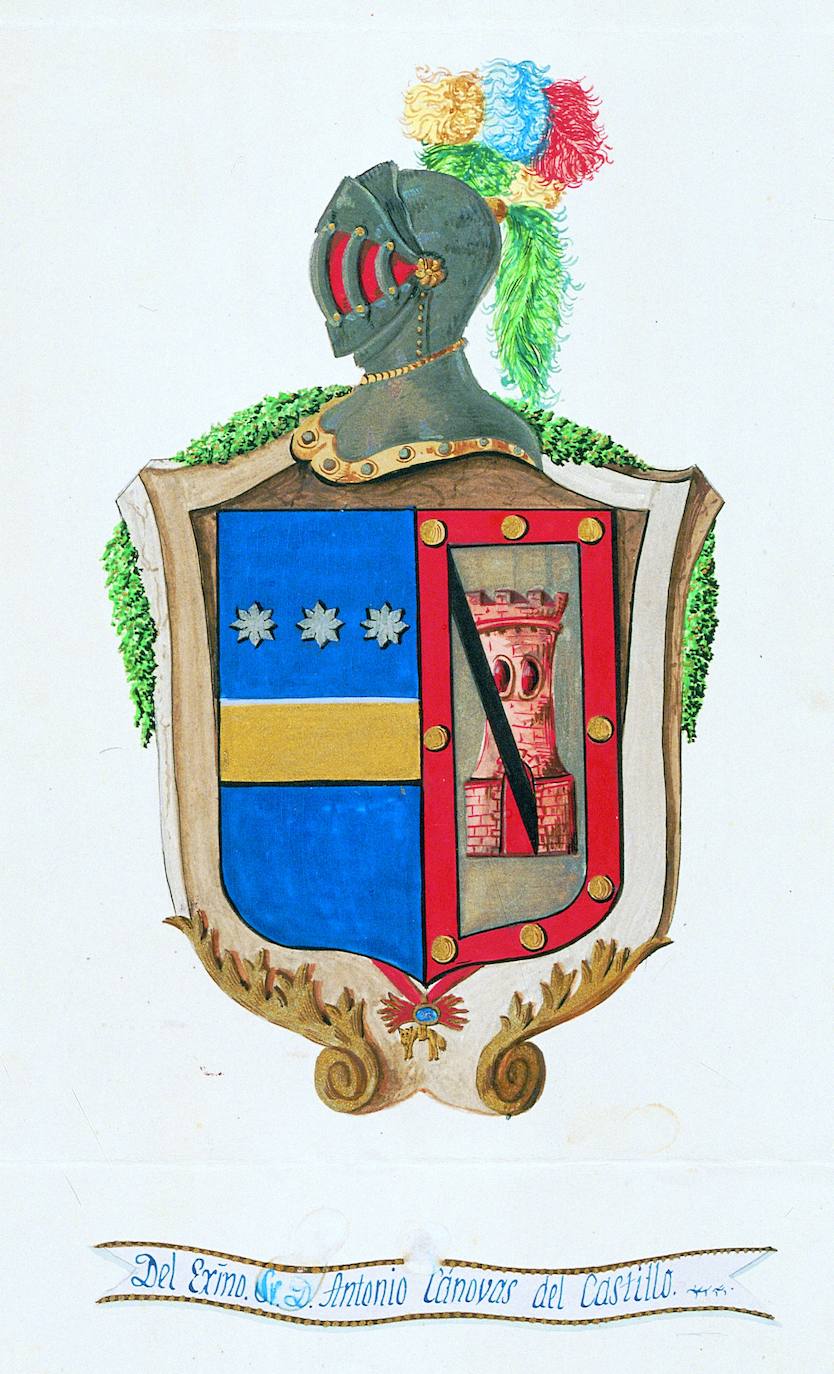 Blasón de Cánovas del Castillo.