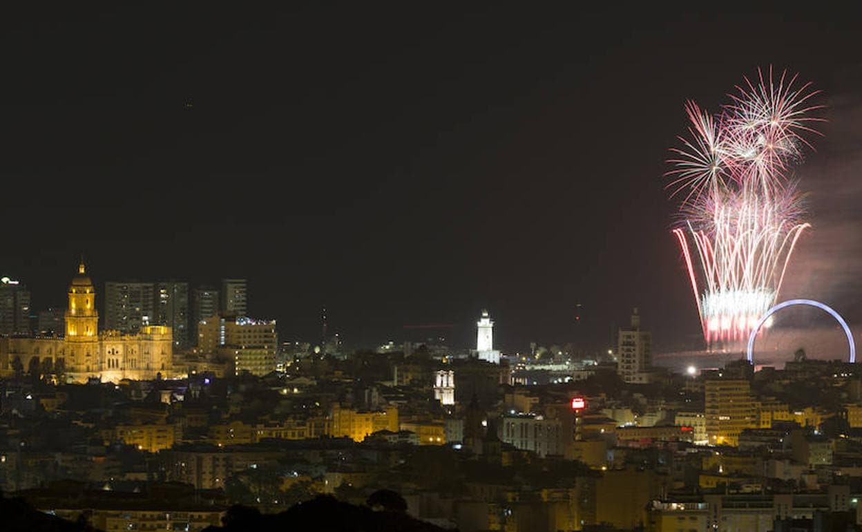 Imagen de los fuegos, el pasado año.