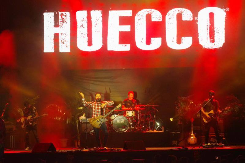 Concierto de Huecco tras el pregón y los fuegos.