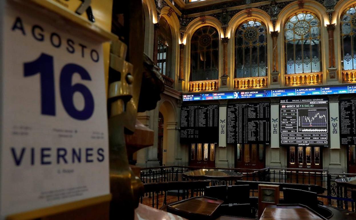 Sede de la Bolsa en Madrid. 