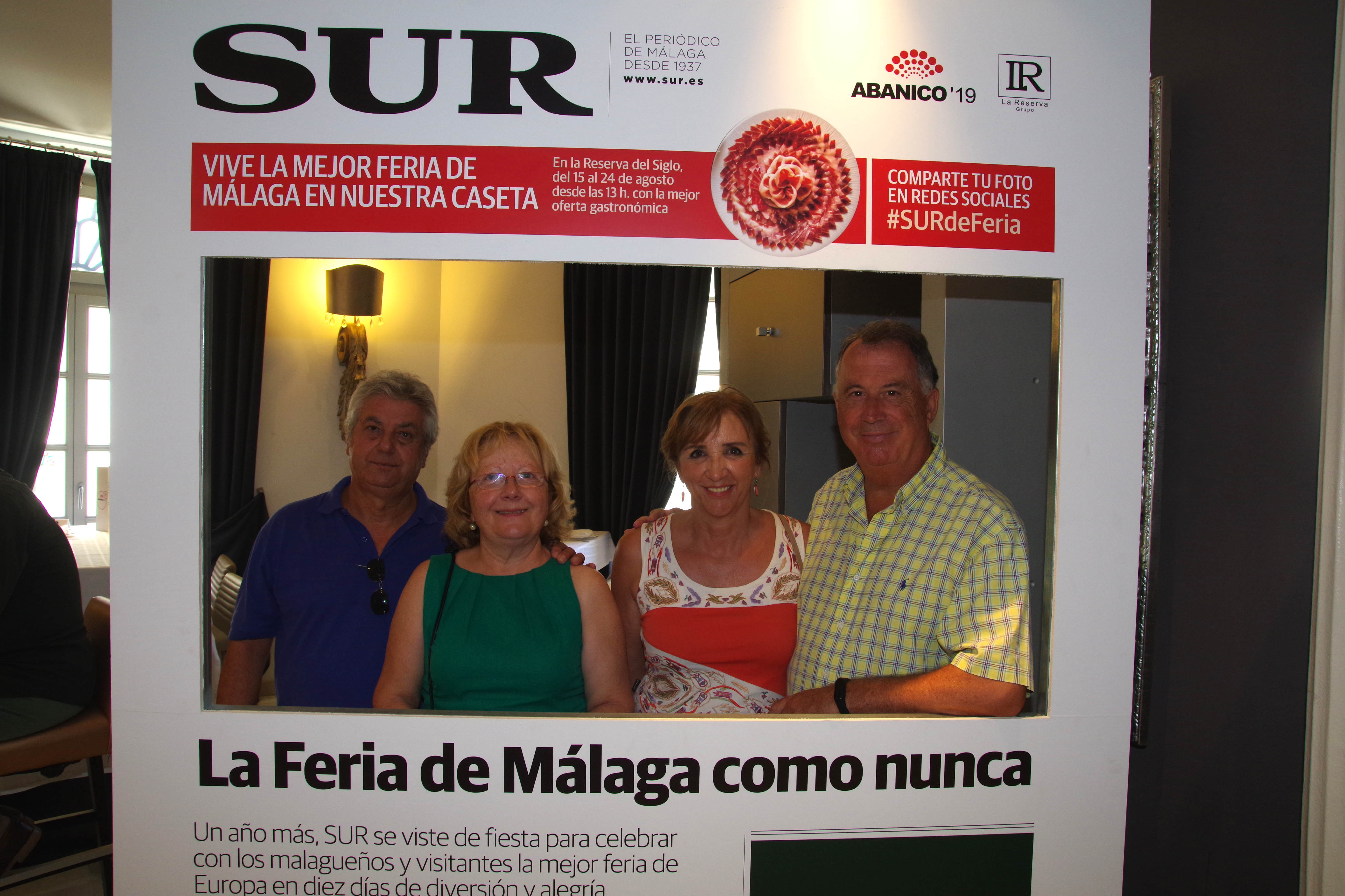 Francisco Gamarro, Mari Carmen Moya, Victoria Gallardo y Francisco Javier Rodríguez