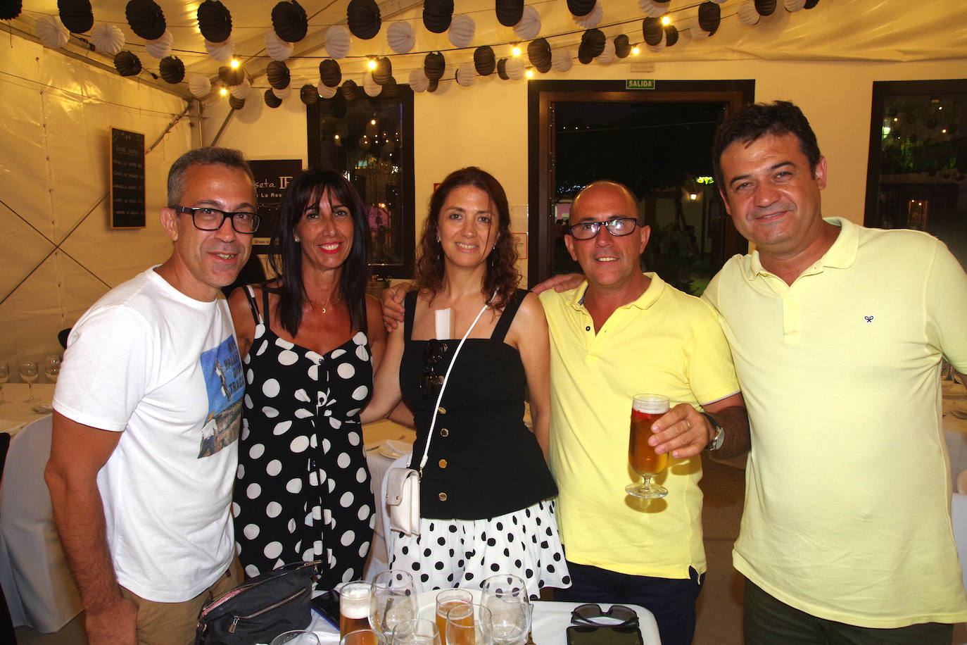 José María Ferro, Pilar Lucena, Ana Guerrero, Juan Andrés Céspedes y Paco Benítez.