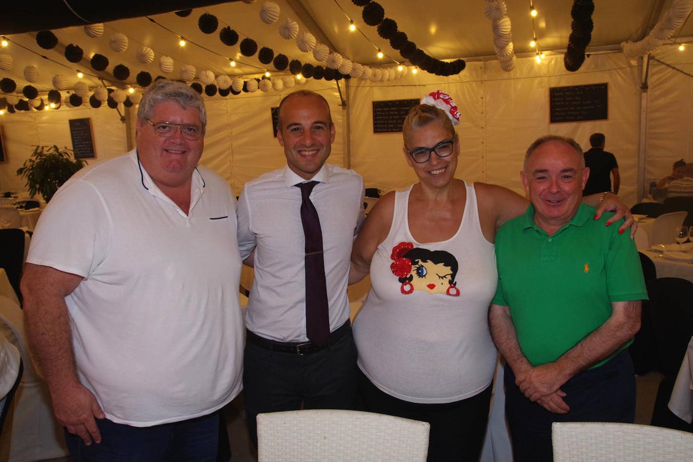 Jesús Burón, Pablo Cioffi, María del Carmen Bernedo y José Gómez.