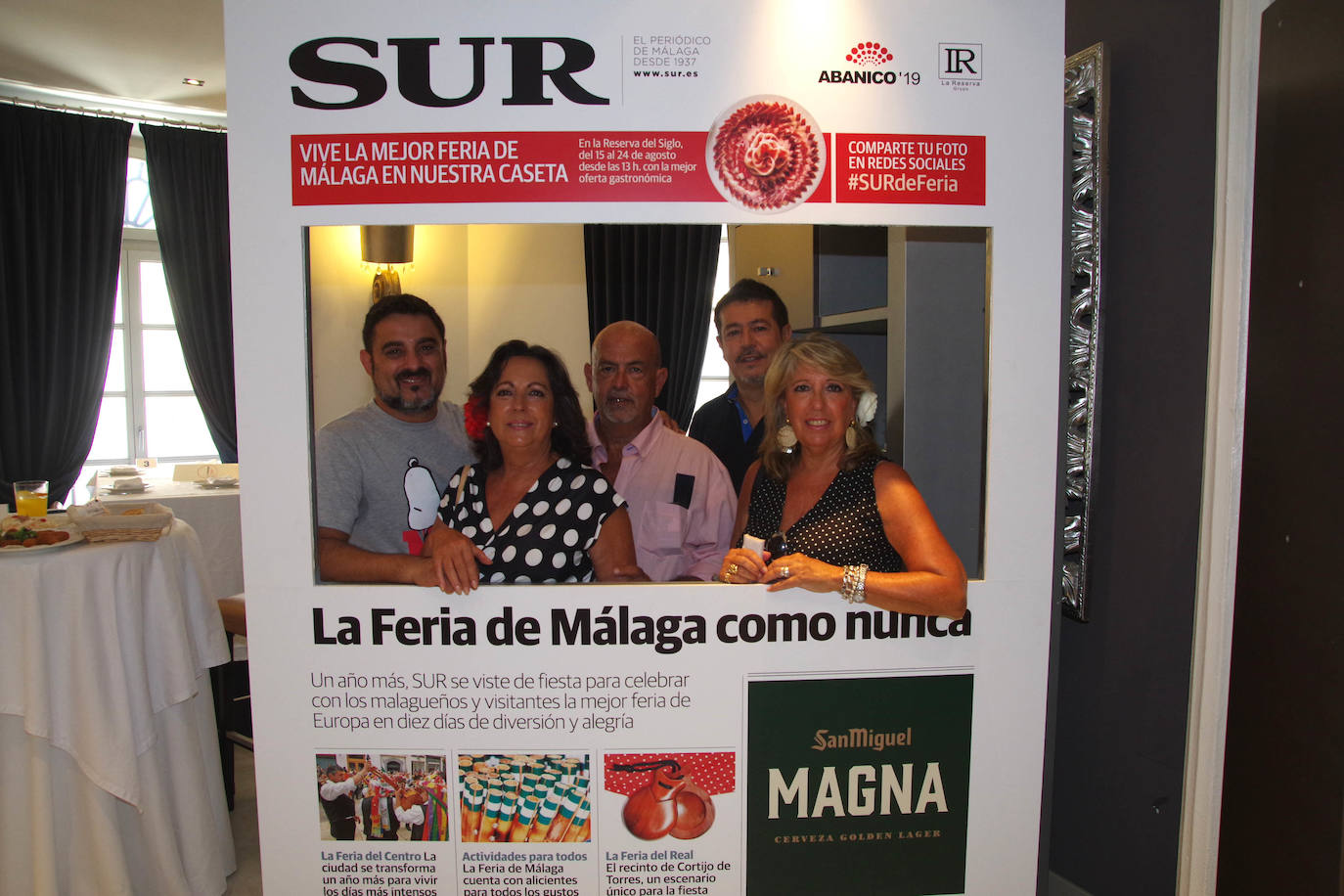 Juan Gómez, Juan Vergara, Lola Serón, Cristóbal Fort y Teresa Bermúdez.