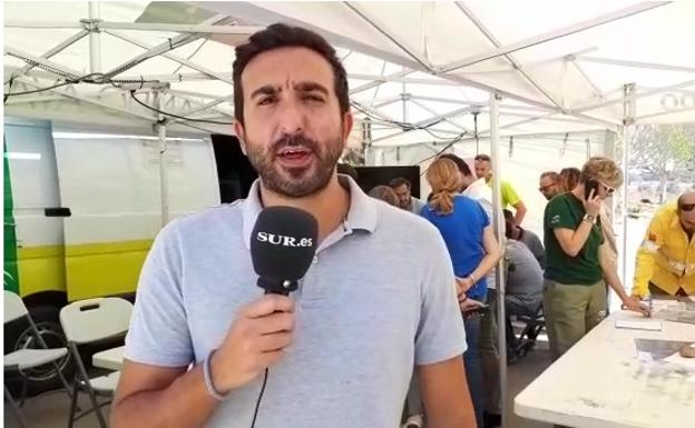 El periodista de SUR Álvaro Frías analiza la última hora del incendio de Estepona