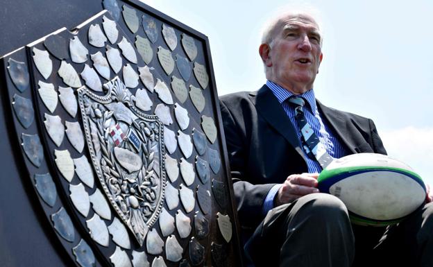 El historiador inglés Mike Galbraith, especialista de los orígenes del rugby en Japón.