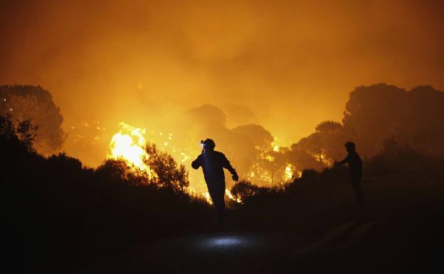 El gran incendio de la Costa del Sol calcinó 8.225 hectáreas en 2012.