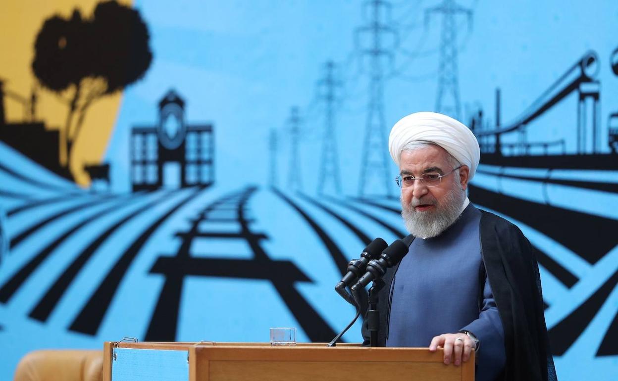 El presidente iraní Hassan Rouhani.