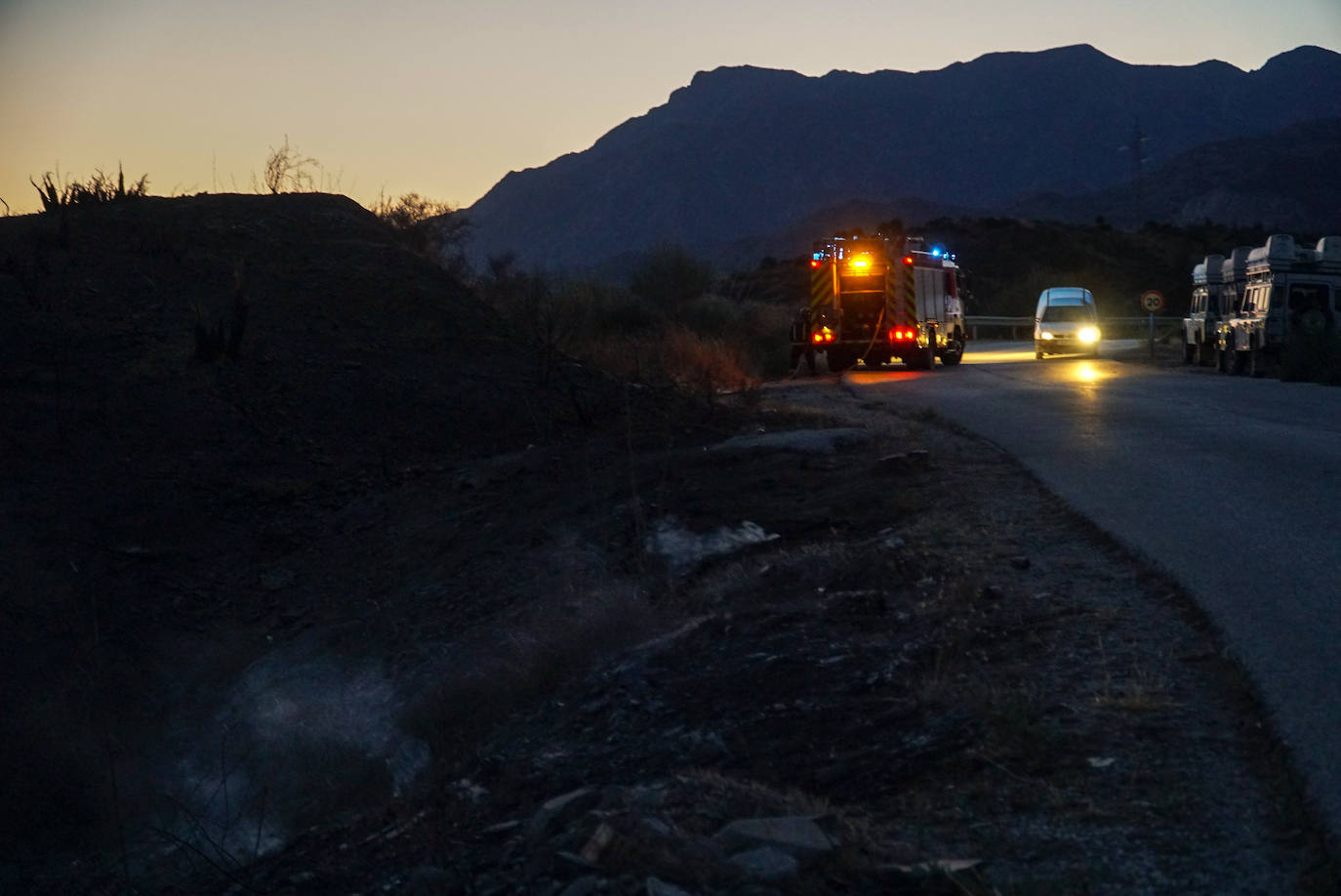 Fotos: El incendio en el paraje Los Monteros de Marbella en imágenes