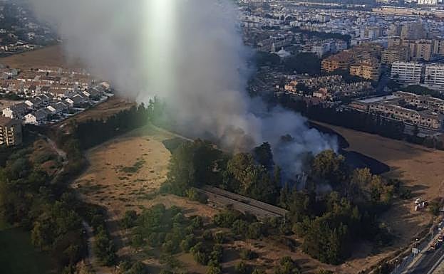 Imagen de la zona afectada. 