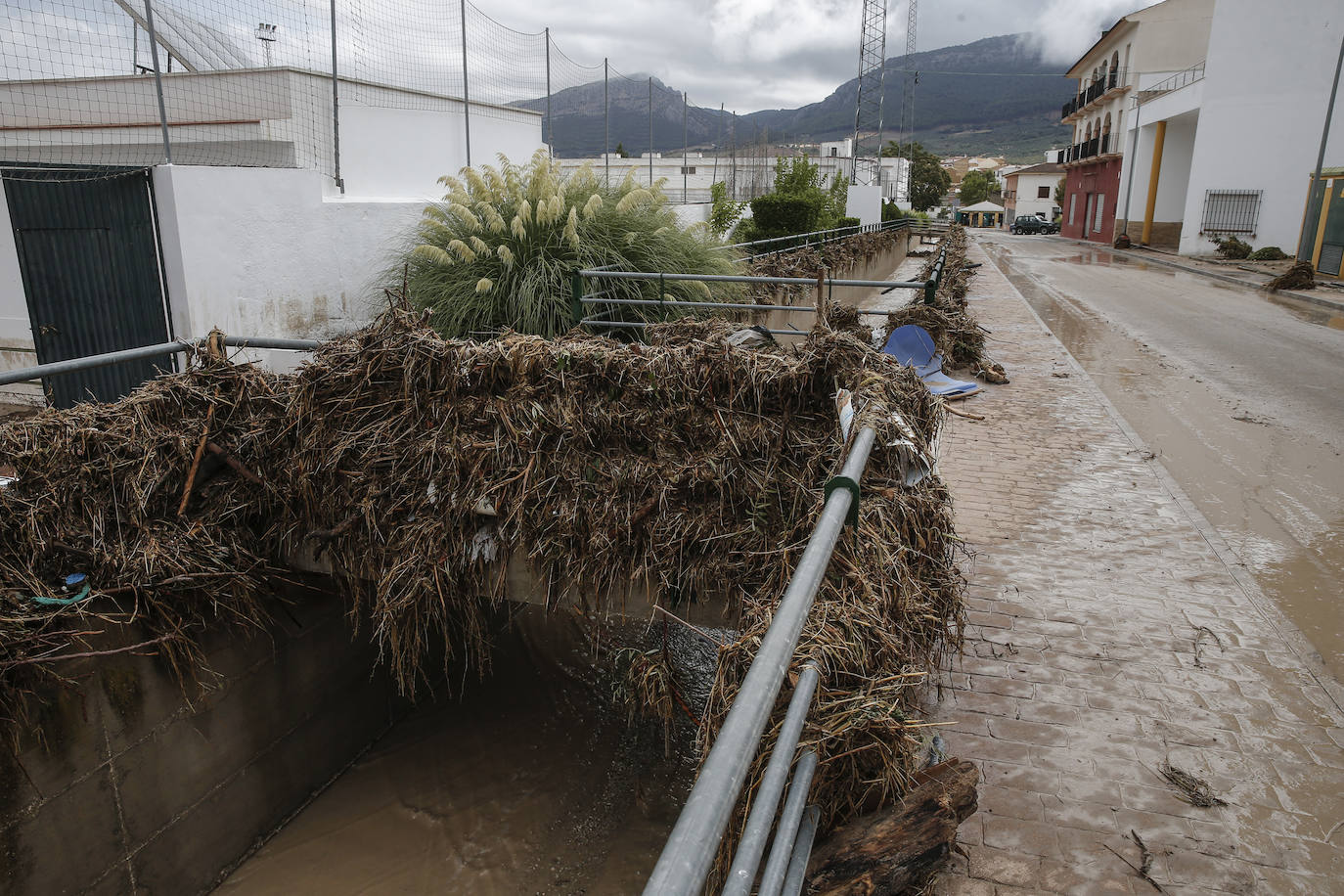 Efectos de la Dana en Villanueva del Trabuco.