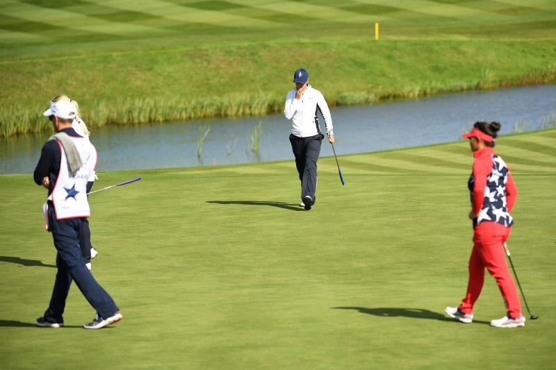 La malagueña y Carlota Ciganda contribuyeron de buena forma al triunfo de Europa
