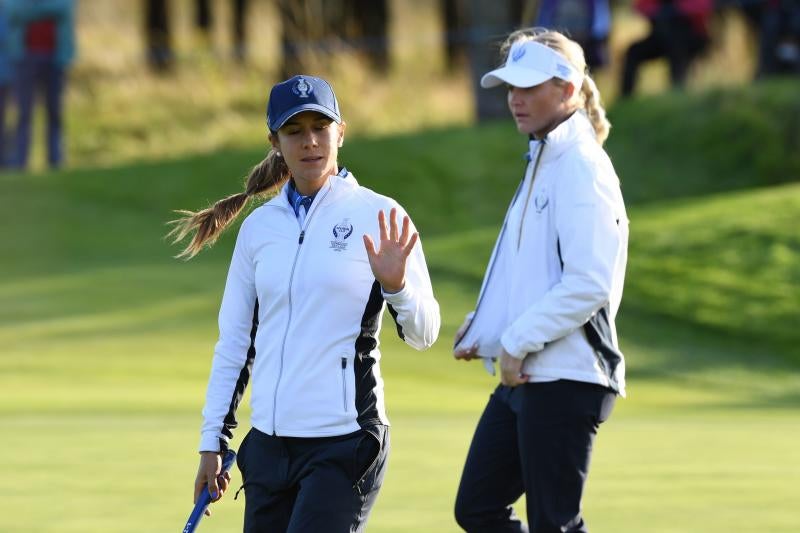 La malagueña y Carlota Ciganda contribuyeron de buena forma al triunfo de Europa