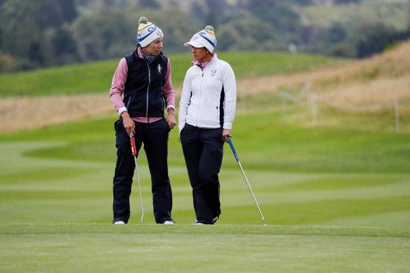 La malagueña y Carlota Ciganda contribuyeron de buena forma al triunfo de Europa