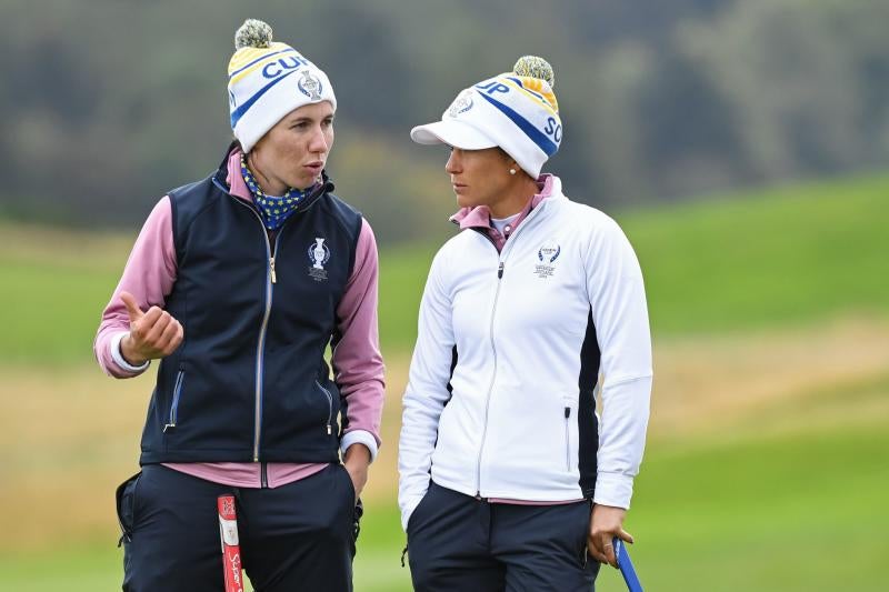 La malagueña y Carlota Ciganda contribuyeron de buena forma al triunfo de Europa