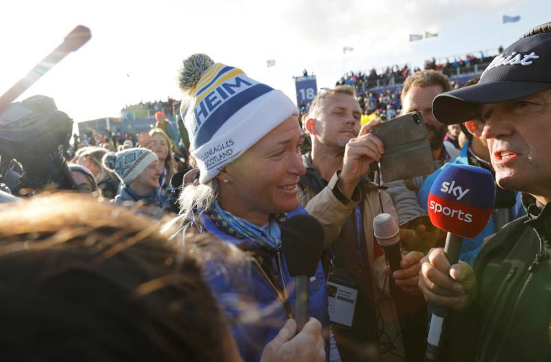 La malagueña y Carlota Ciganda contribuyeron de buena forma al triunfo de Europa