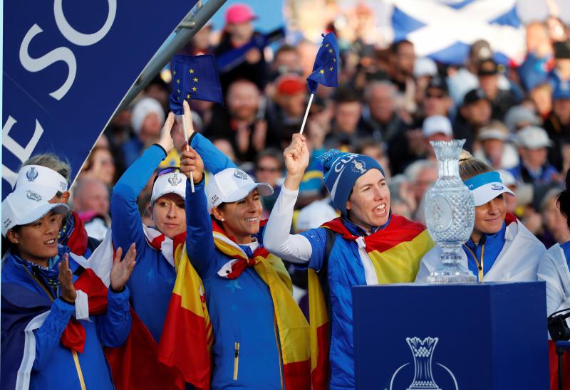 La malagueña y Carlota Ciganda contribuyeron de buena forma al triunfo de Europa