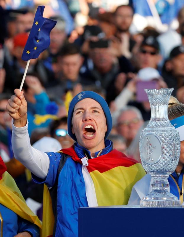 La malagueña y Carlota Ciganda contribuyeron de buena forma al triunfo de Europa