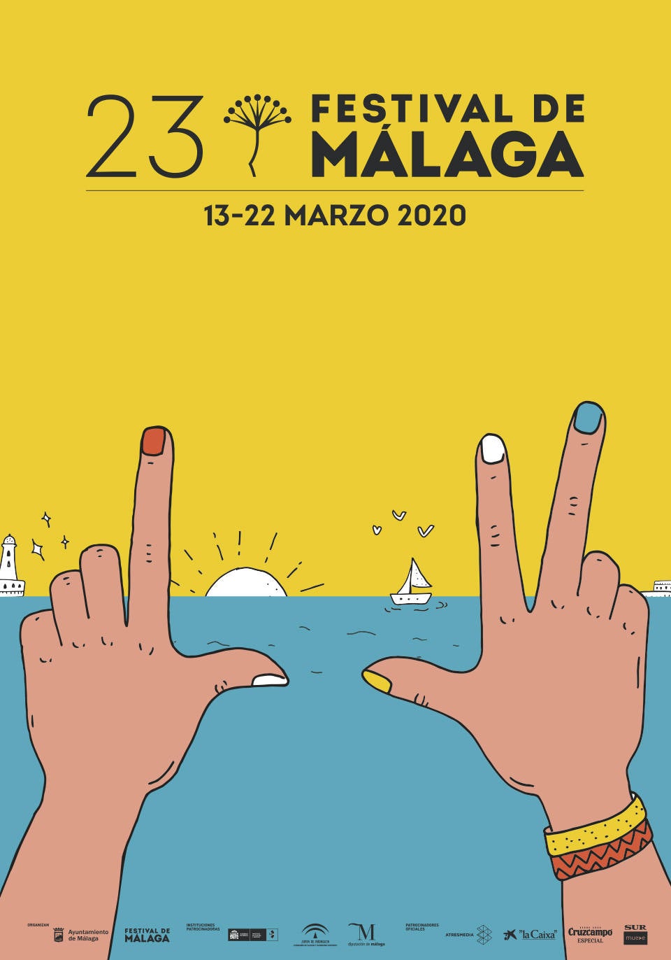 Hasta el 11 de octubre está abierta la votación popular para elegir los carteles finalistas que optarán, junto con las alternativas seleccionadas por el jurado, al cartel oficial del 23 Festival de Cine de Málaga. Las votaciones puede realizarse en la página web del certamen https://festivaldemalaga.com/concurso-carteles-23-edicion/carteles-a-concurso/pagina1