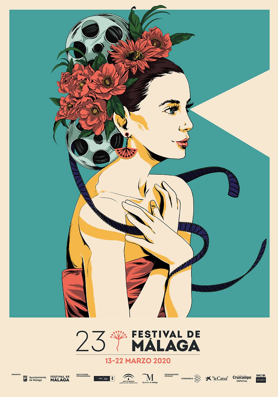 Hasta el 11 de octubre está abierta la votación popular para elegir los carteles finalistas que optarán, junto con las alternativas seleccionadas por el jurado, al cartel oficial del 23 Festival de Cine de Málaga. Las votaciones puede realizarse en la página web del certamen https://festivaldemalaga.com/concurso-carteles-23-edicion/carteles-a-concurso/pagina1