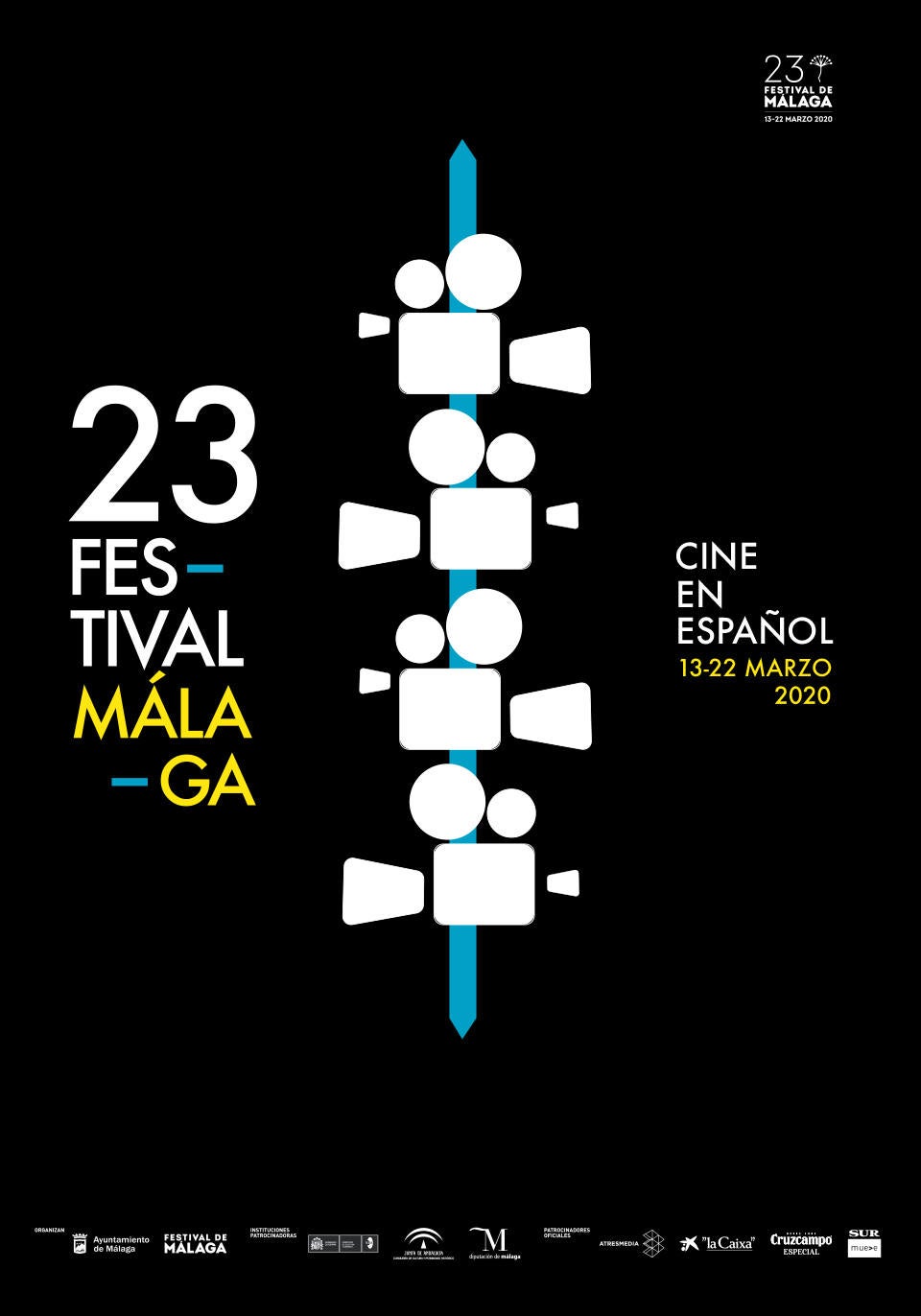 Hasta el 11 de octubre está abierta la votación popular para elegir los carteles finalistas que optarán, junto con las alternativas seleccionadas por el jurado, al cartel oficial del 23 Festival de Cine de Málaga. Las votaciones puede realizarse en la página web del certamen https://festivaldemalaga.com/concurso-carteles-23-edicion/carteles-a-concurso/pagina1