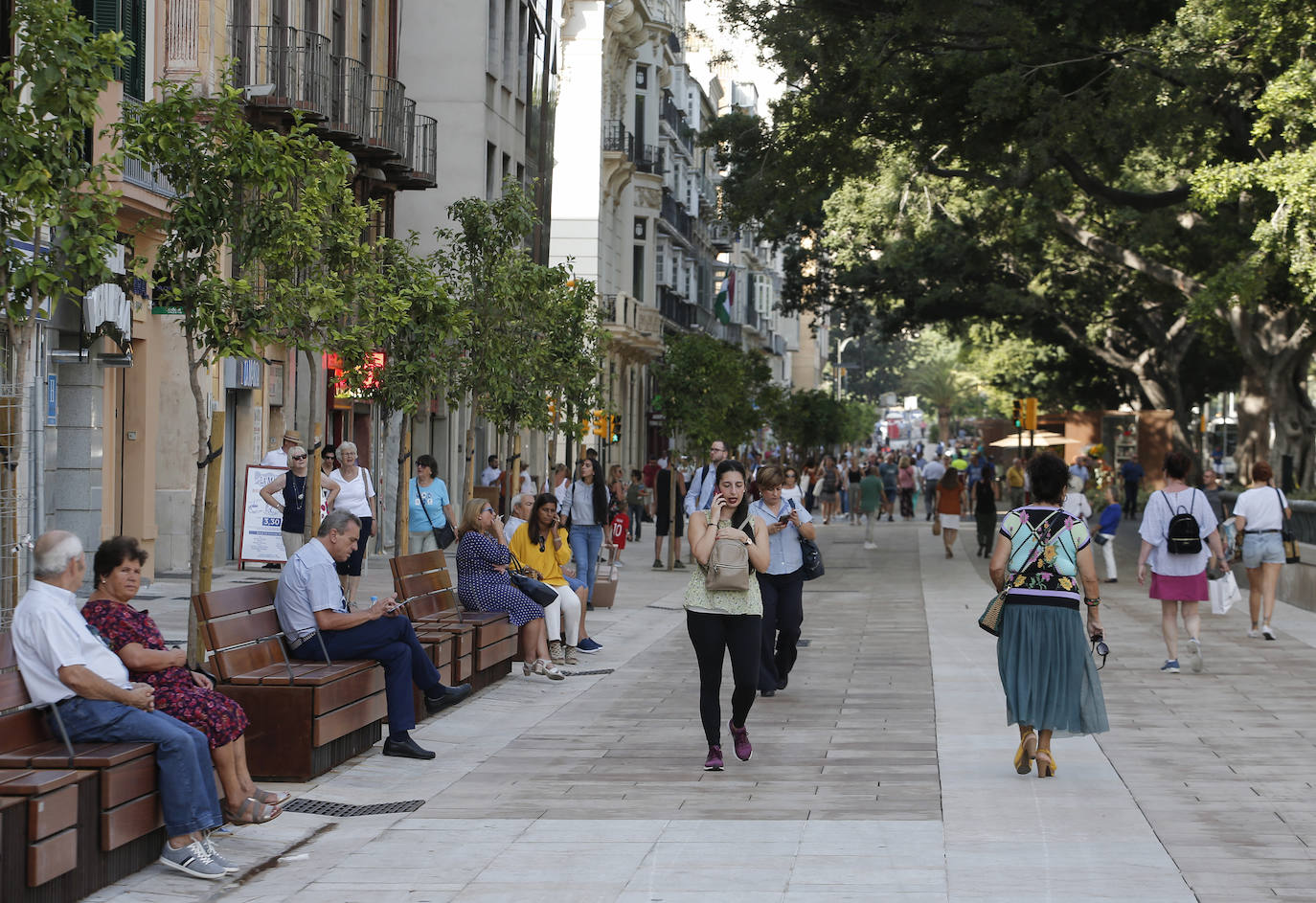 Se reabre esta arteria malagueña: un gran salón peatonal