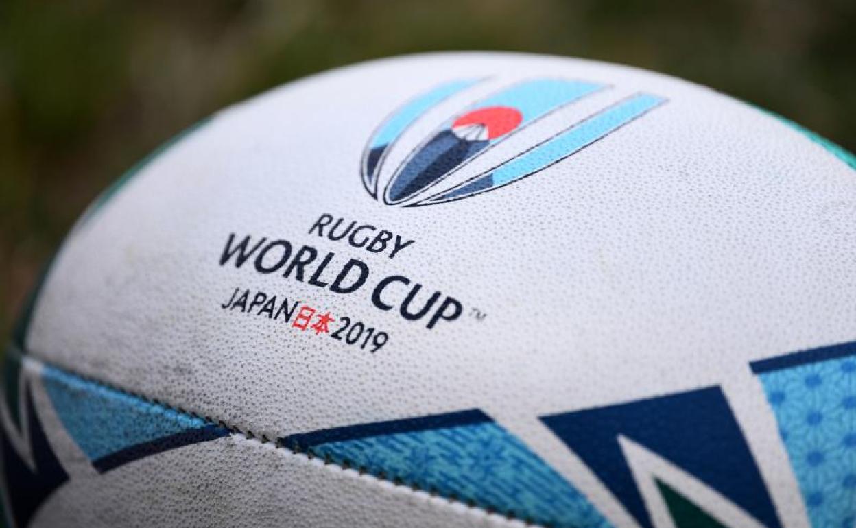 Balón oficial del Mundial de rugby de Japón.