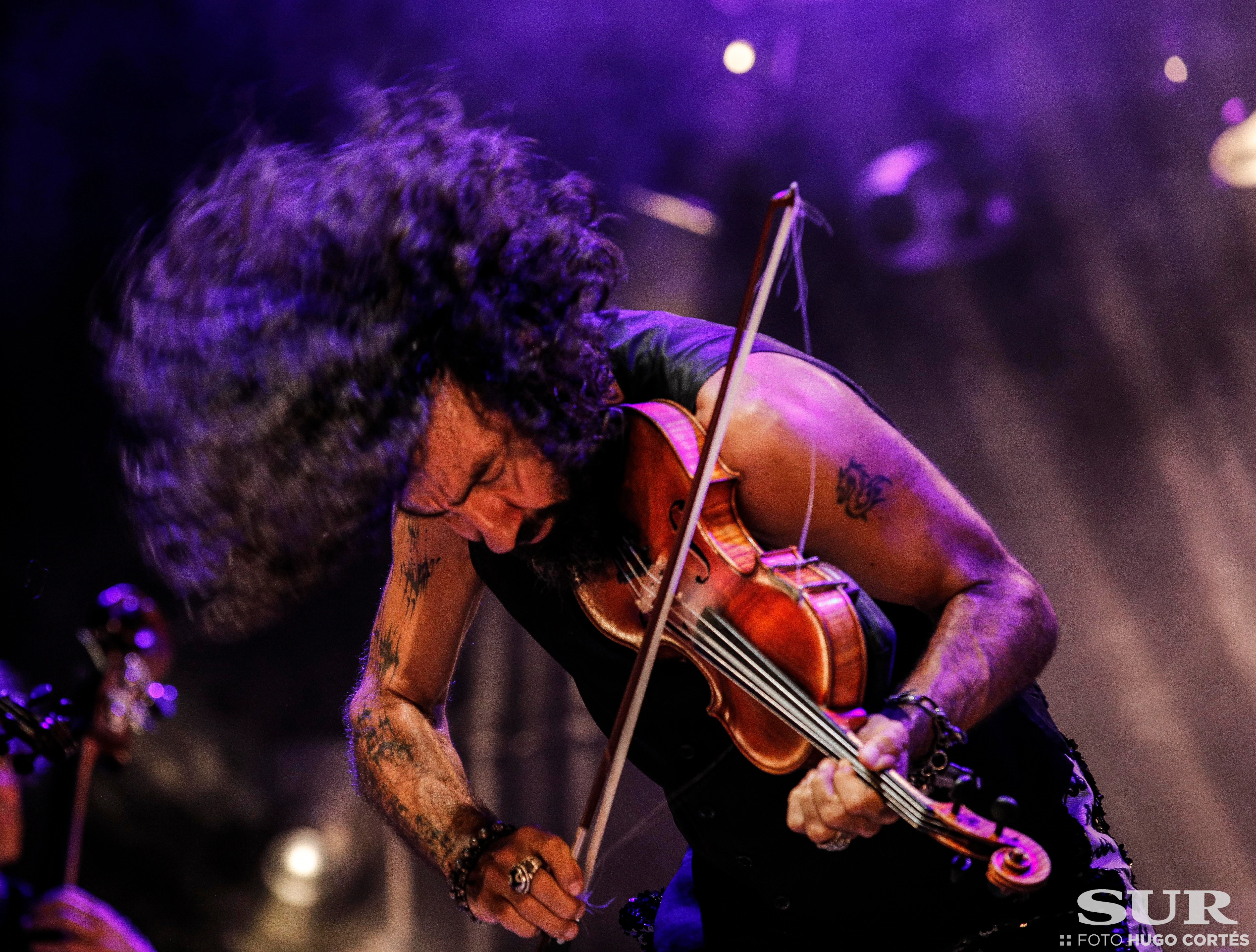 El violinista toma el escenario del auditorio de Cortijo de Torres