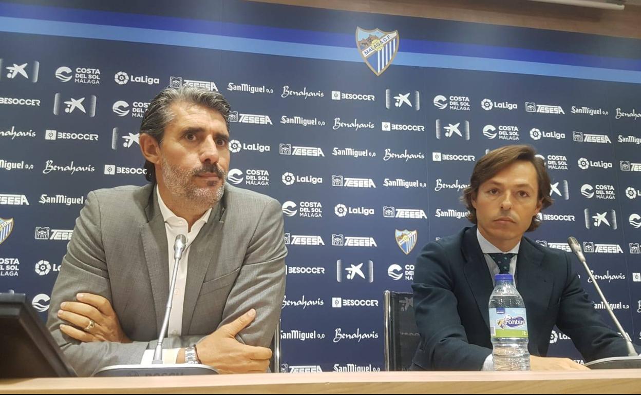 Caminero y Jofre, en rueda de prensa. 