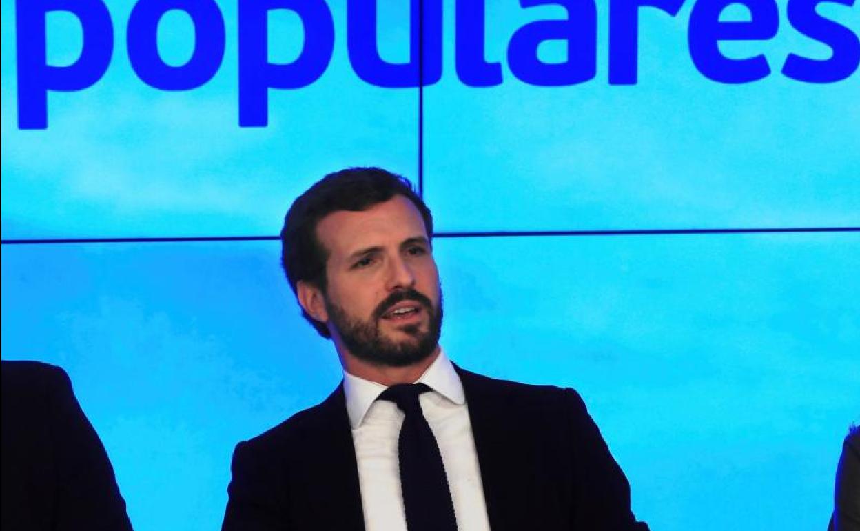 Pablo Casado, líder del PP. 