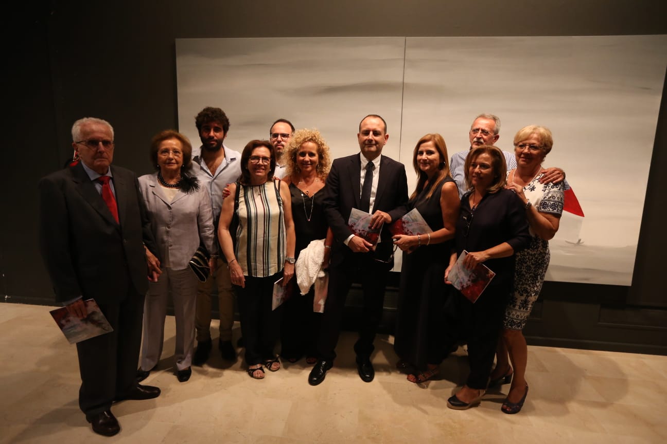 La Sala Italcable abrió sus puertas a esta su primera muestra pictórica